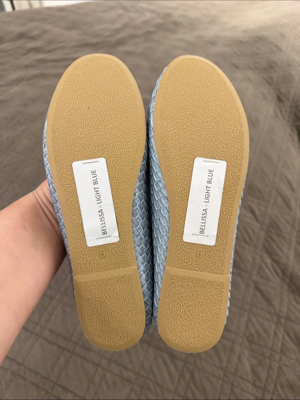 Wanted Belissa NWOT Woven Ballet Flats with Bow size 6